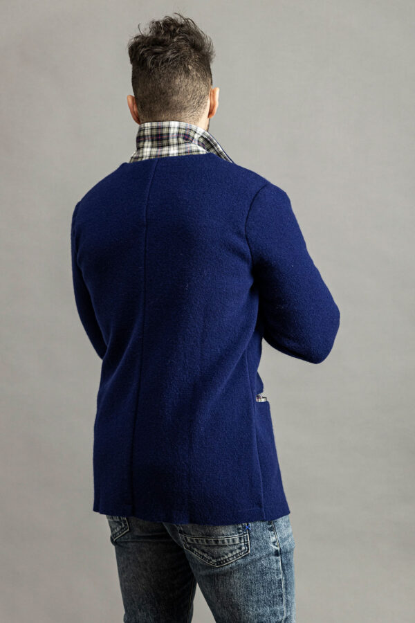 PLAIN DOUBLE-BREASTED JACKET - Image 4